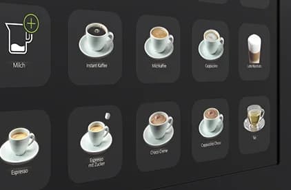 SiVend HG 15 TT Bedienfeld mit 15 beleuchteten Tasten