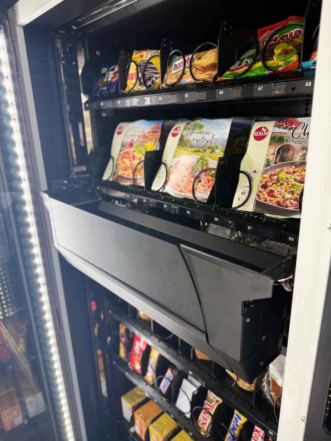 Sielaff Liftsystem für schonende Produktausgabe