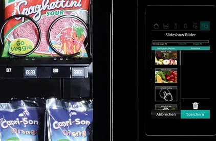 SiLine Touch-Display mit Warenkorbfunktion